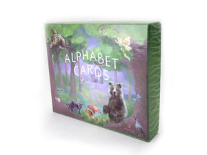 Large Alphabet Flash Cards, Nursery Wall Cards, Flash Cards,  ABC Art Cards, Montessori Toy, Waldorf Classroom, Homeschool, 