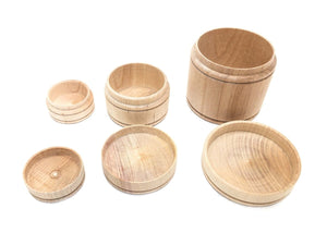Montessori Toy Nesting Cups / Waldorf Toy / Sensory Play / Montessori Material / Wooden Cups - SimplytoPlay