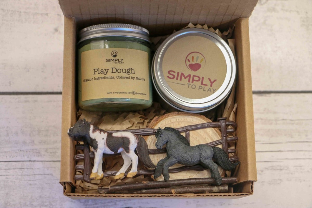 Natural Playdough Kit - Pony Mini Kit - SimplytoPlay