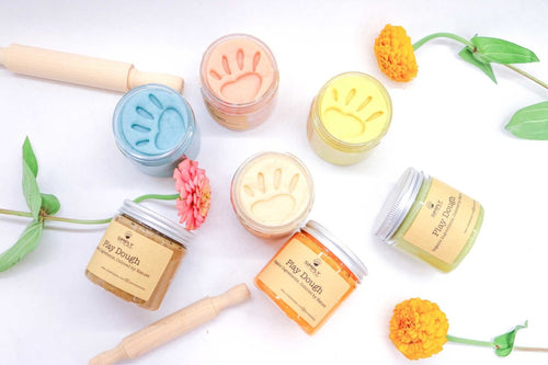 Organic Playdough Made With Natural Plant Based Dyes - SimplytoPlay